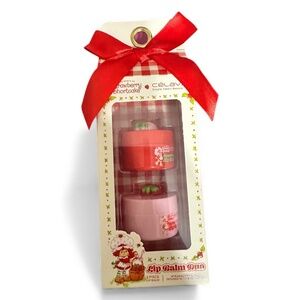 NWT Strawberry Shortcake x Celavi Lip Balm Duo